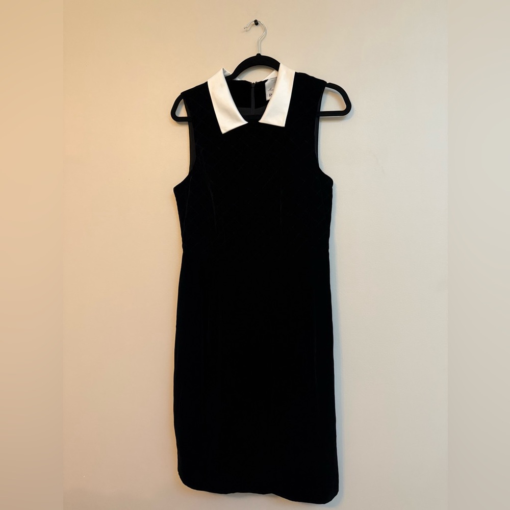 Mise En Scène by Ruffian 2009 Black Velvet Midi Sleeveless Dress